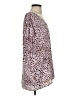 CAbi 100% Polyester Animal Print Pink 3/4 Sleeve Blouse Size S - photo 4