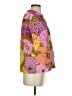 THML 100% Polyester Print Pink Short Sleeve Blouse Size S - photo 4