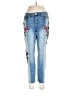 William Rast Floral Blue Jeans Size 32 waist - photo 1