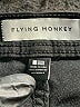 Flying Monkey Black Denim Shorts Size 26 waist - photo 3