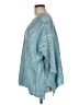 LOGO by Lori Goldstein Teal Poncho Size M - photo 5