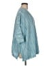 LOGO by Lori Goldstein Teal Poncho Size M - photo 4