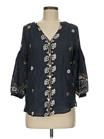 Figueroa & Flower 3/4 Sleeve Blouse (view 1)