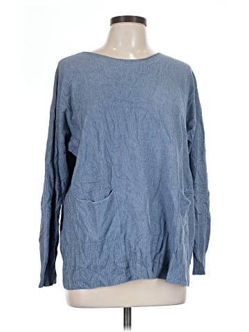 Joan Vass Pullover Sweater (view 1)