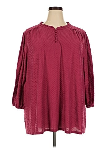 Lane Bryant 3/4 Sleeve Blouse (view 1)