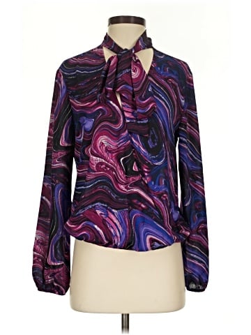 New York & Company Long Sleeve Blouse (view 1)