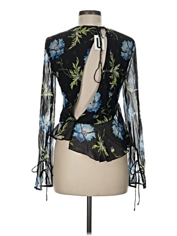 Topshop Long Sleeve Blouse (view 2)