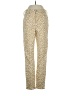 J.Crew Animal Print Gold Jeans Size 26 waist - photo 1