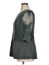 JJ's House 100% Polyester Gray 3/4 Sleeve Blouse Size XL - photo 5