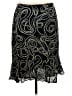 Chico's 100% Rayon Paisley Black Formal Skirt Size Med (1) - photo 1