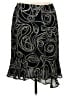 Chico's 100% Rayon Paisley Black Formal Skirt Size Med (1) - photo 2