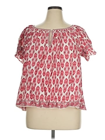 Max Studio Short Sleeve Blouse (view 1)