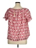 Max Studio Pink Short Sleeve Blouse Size XL - photo 2