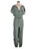 AndTheWhy Solid Green Jumpsuit Size 1X - photo 1