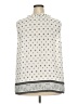 Talbots 100% Polyester Ivory Sleeveless Blouse Size 2X - photo 2
