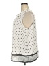 Talbots 100% Polyester Ivory Sleeveless Blouse Size 2X - photo 5