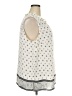 Talbots 100% Polyester Ivory Sleeveless Blouse Size 2X - photo 4