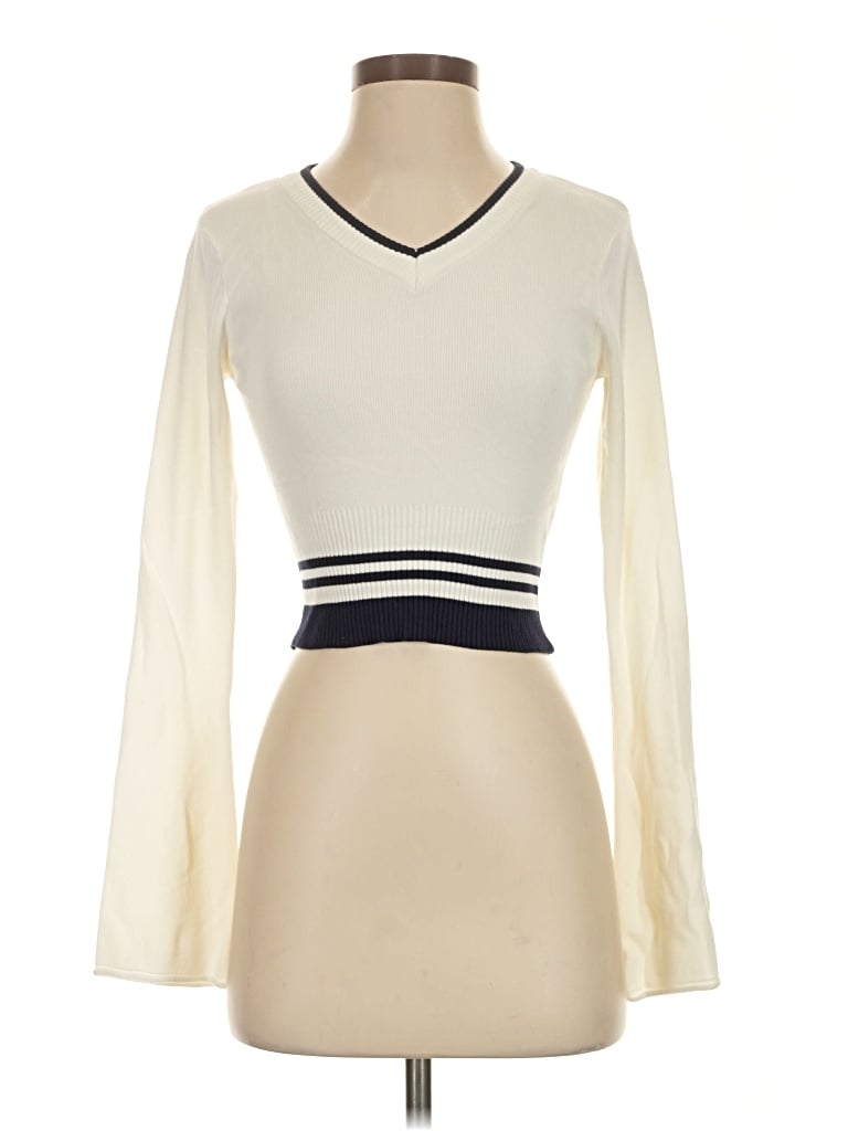 Pre-owned Garage Pullover Sweater In Ivory