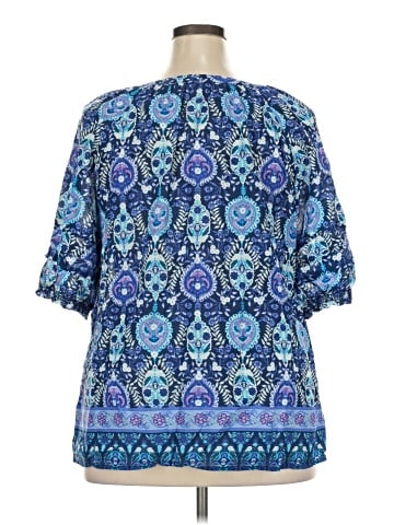 Talbots 3/4 Sleeve Blouse (view 2)