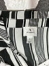DressBarn Stripes Silver Long Sleeve Blouse Size L - photo 7