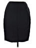 Assorted Brands 100% Silk Solid Black Silk Skirt Size 8 Petite - photo 1