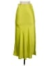 Ann Taylor LOFT 100% Polyester Solid Green Casual Skirt Size XXS - photo 1