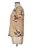 Unbranded Floral Tan Short Sleeve T-Shirt Size L - photo 5