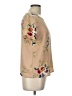 Unbranded Floral Tan Short Sleeve T-Shirt Size L - photo 4
