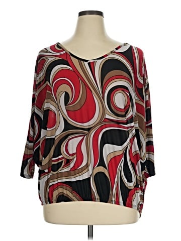 Ashley Stewart 3/4 Sleeve Blouse (view 1)