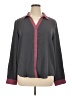 41Hawthorn 100% Polyester Color Block Gray Long Sleeve Blouse Size XL - photo 1