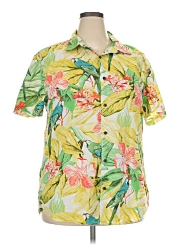 American Eagle Outfitters Short Sleeve Blouse (view 1)