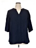 BLOOMCHIC Blue 3/4 Sleeve Blouse Size 14 - 16 - photo 1