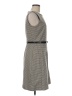 Ann Taylor Houndstooth Gray Casual Dress Size 8 - photo 4