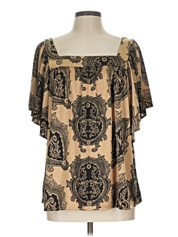 MICHAEL Michael Kors Short Sleeve Blouse (view 1)