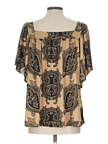 MICHAEL Michael Kors Short Sleeve Blouse (view 2)