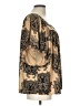 MICHAEL Michael Kors 100% Polyester Gold Short Sleeve Blouse Size L - photo 4