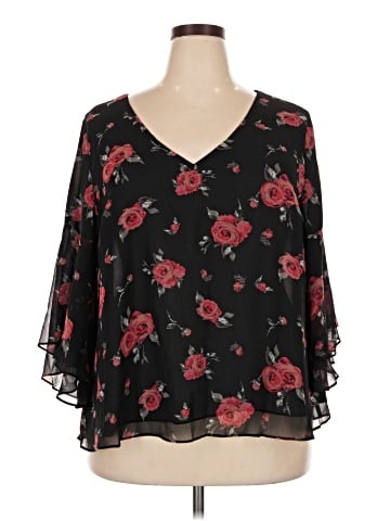 Lane Bryant 3/4 Sleeve Blouse (view 1)
