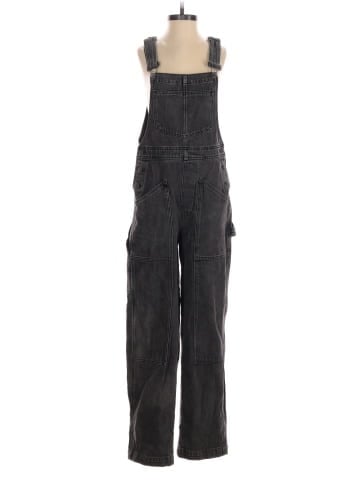 Madewell Denim Oversized Carpenter Overalls in Hartwell Wash (view 1)