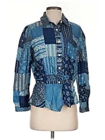 RRL Ralph Lauren 3/4 Sleeve Button-Down Shirt (view 1)