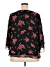 Lane Bryant 100% Polyester Black 3/4 Sleeve Blouse Size 18 - 20 Plus - photo 2