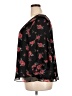 Lane Bryant 100% Polyester Black 3/4 Sleeve Blouse Size 18 - 20 Plus - photo 5