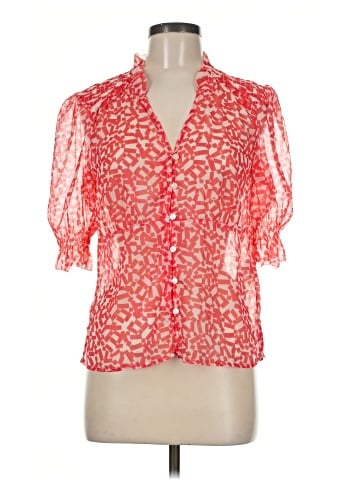 French Connection Short Sleeve Blouse (view 1)
