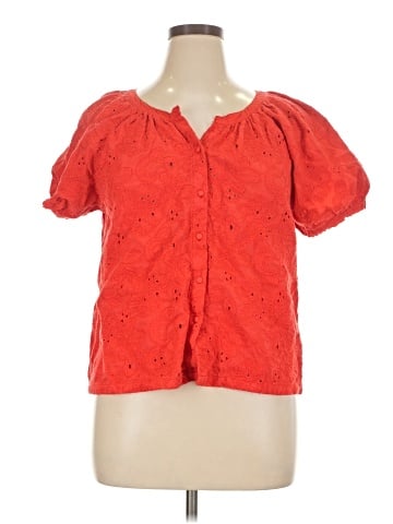 Calypso St. Barth Short Sleeve Blouse (view 1)