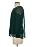 Point Sur 100% Polyester Teal Long Sleeve Blouse Size XXS - photo 5