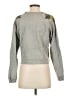 J.Crew 100% Cotton Floral Gray Pullover Sweater Size S - photo 2