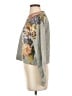 J.Crew 100% Cotton Floral Gray Pullover Sweater Size S - photo 5