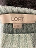 Ann Taylor LOFT 100% Cotton Gray Pullover Sweater Size M - photo 7