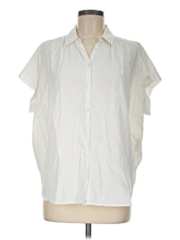Madewell Central Shirt in Pure White (view 1)