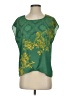 CAbi Green Short Sleeve Top Size S - photo 1