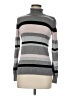 Joseph A. Stripes Gray Turtleneck Sweater Size M - photo 1